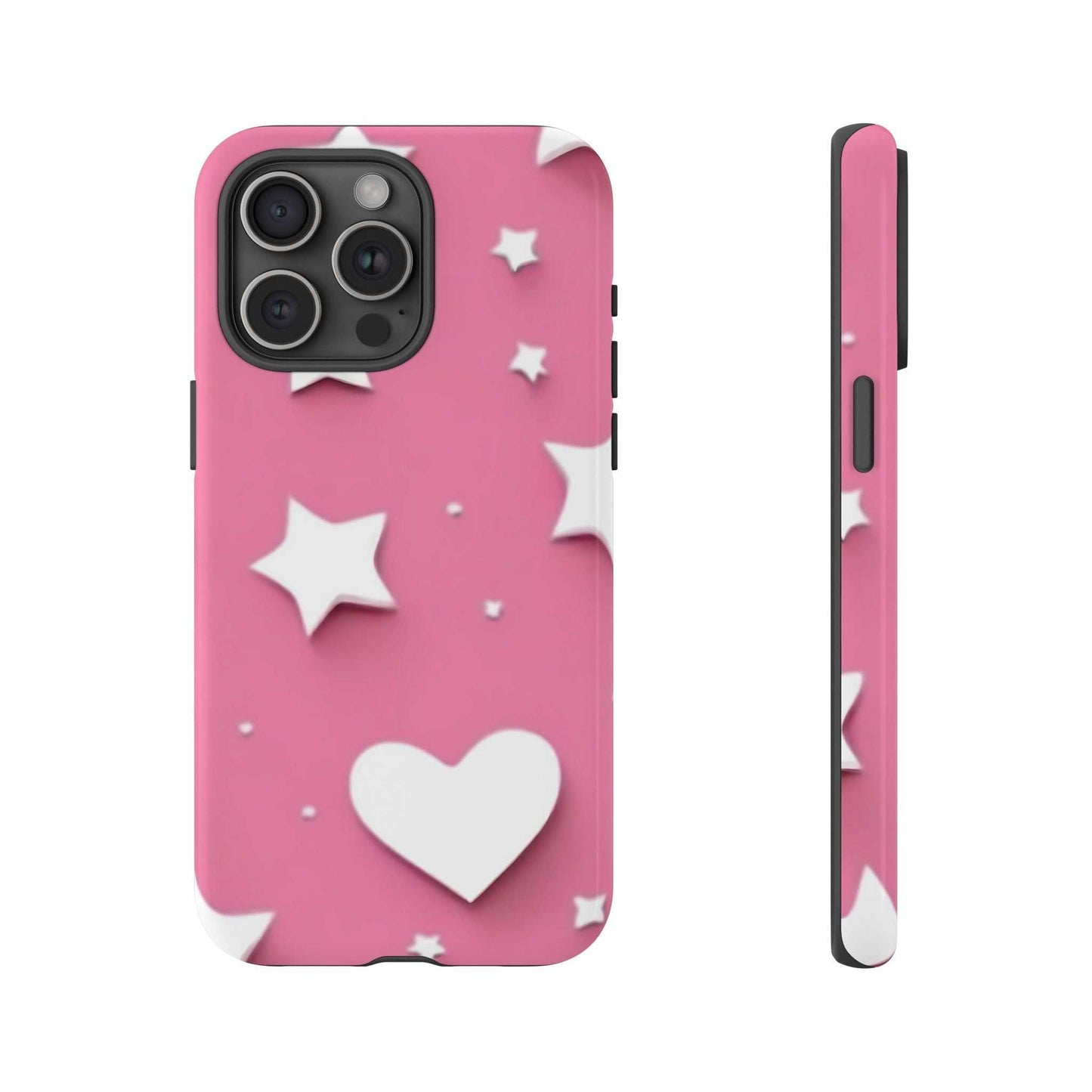 Hearts and Stars Phone Case Designed By Littlebitz 