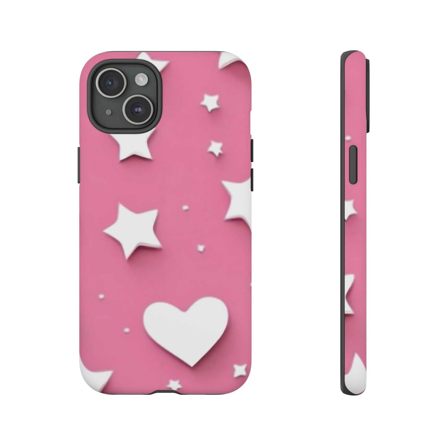 Hearts and Stars Phone Case Designed By Littlebitz 