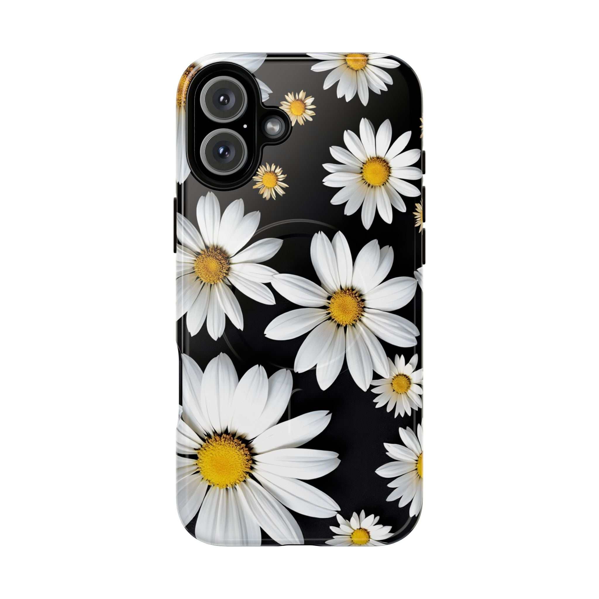 Black Daises iPhone Magsafe Phone Case