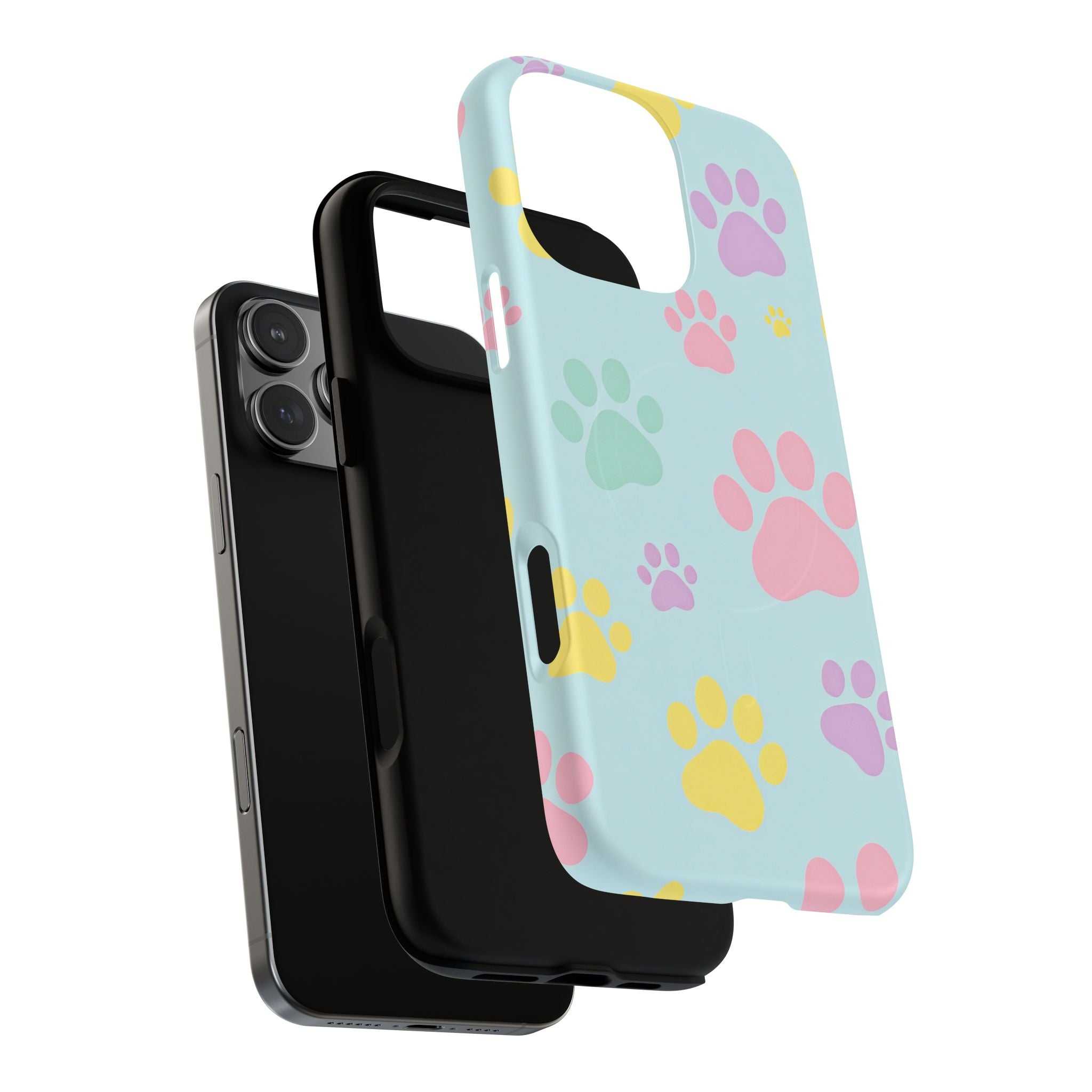 Pastel Doggy Paw iPhone Magsafe Phone Case