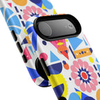 Bright Geo Print iPhone Magsafe Phone Case