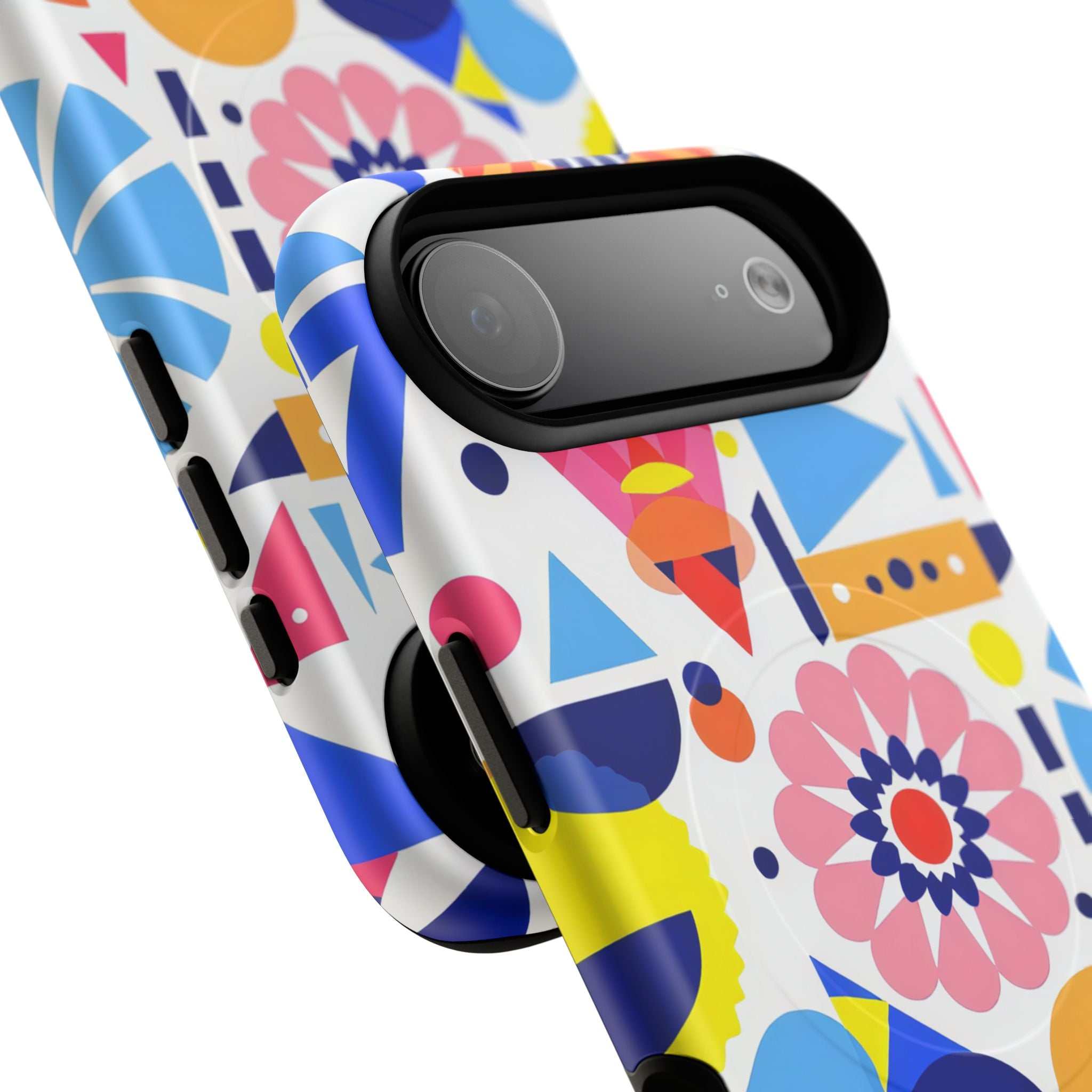 Bright Geo Print iPhone Magsafe Phone Case