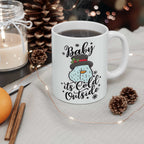 Chilly Balls Christmas Mug with playful festive design and glossy finish.