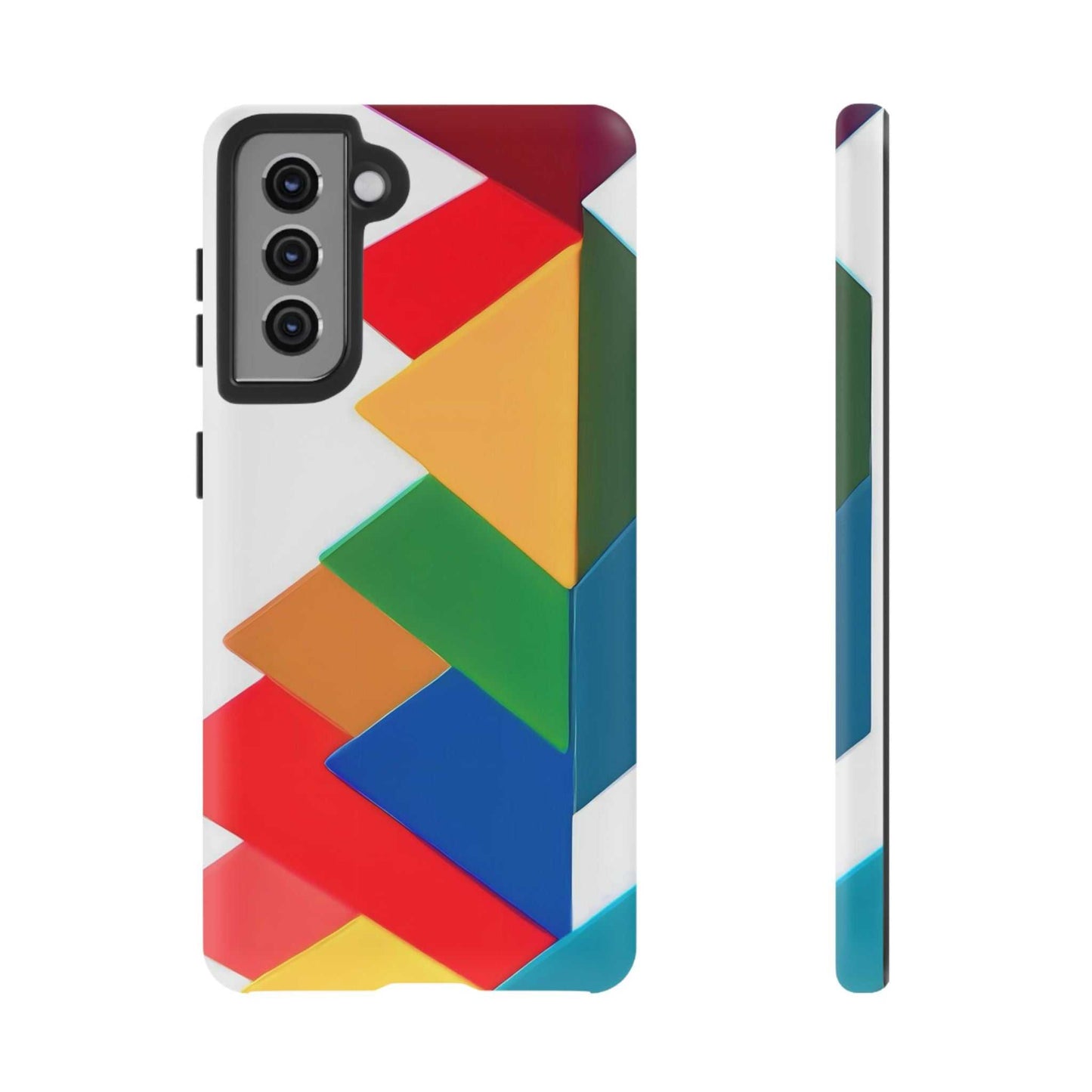 Colourful Print Samsung Phone Case Designed By Littlebitz 