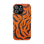 Orange Tiger Print iPhone Magsafe Phone Case