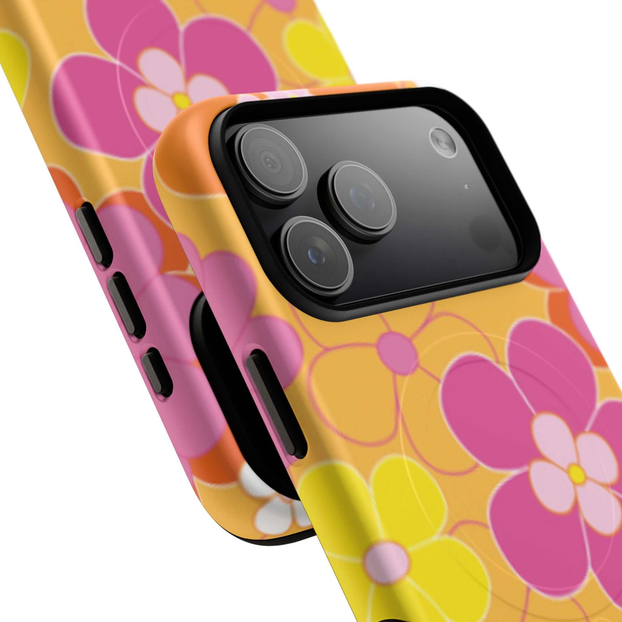 Retro Floral iPhone Magsafe Phone Case