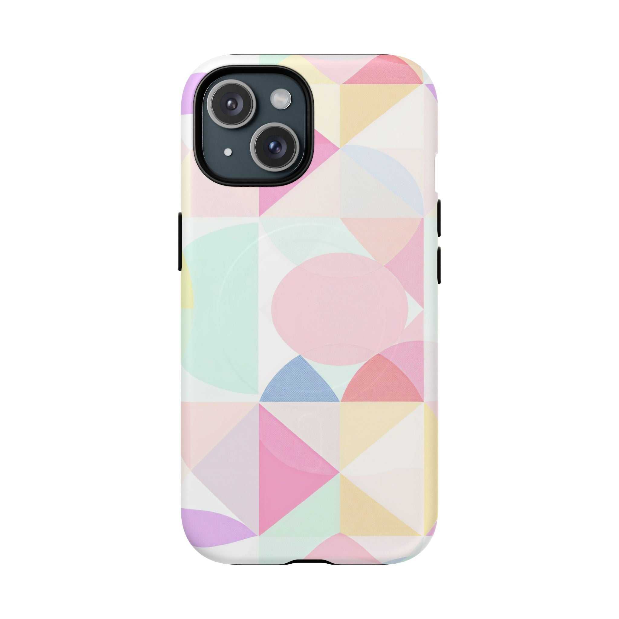 Pastel Geo Print iPhone Magsafe Phone Case