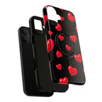 Black Hearts iPhone Magsafe Phone Case