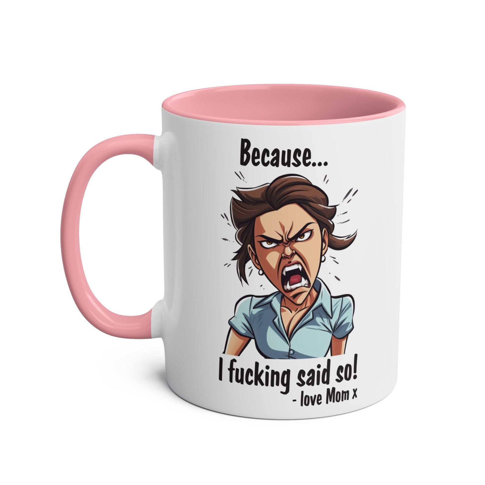 Cheeky Rude Ceramic Two Tone Mug with playful design, available in 7 colors.