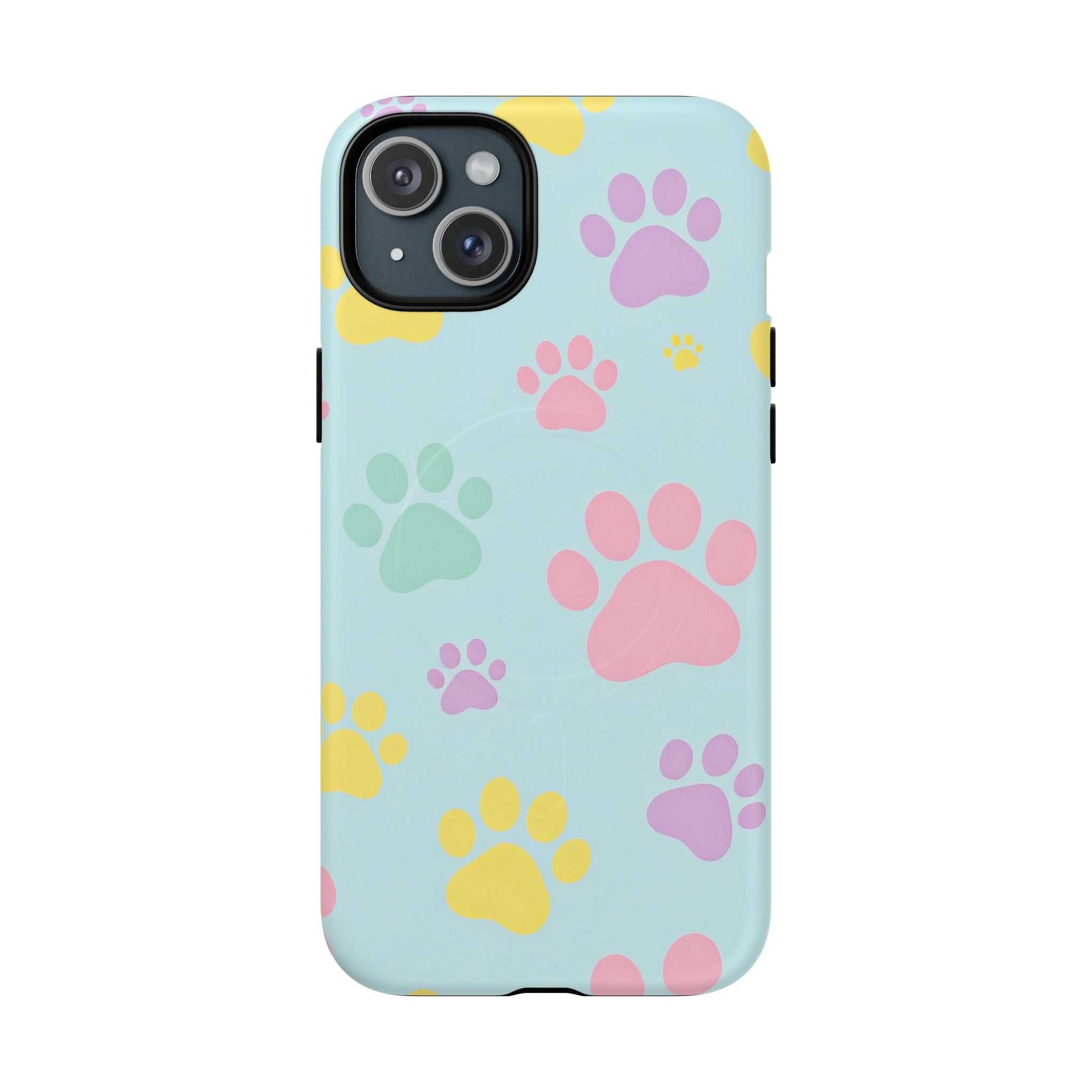Pastel Doggy Paw iPhone Magsafe Phone Case