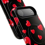 Black Hearts iPhone Magsafe Phone Case