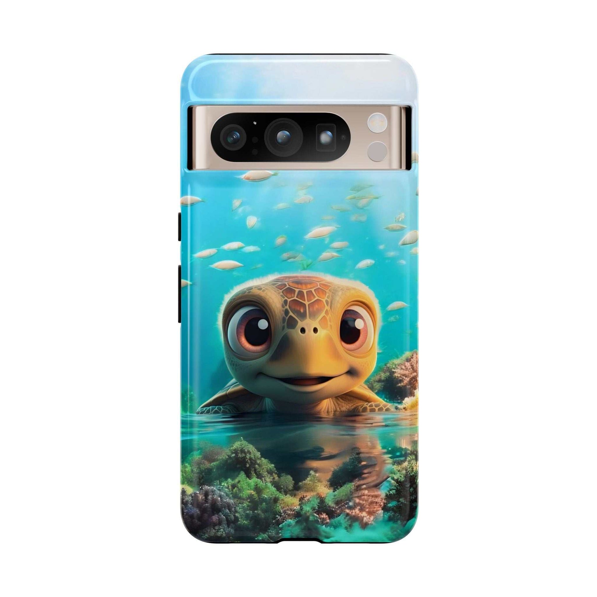 Sea Turtle Google Pixel Phone Case designed by Littlebitz 