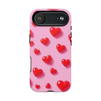 Pink Hearts iPhone Magsafe Phone Case