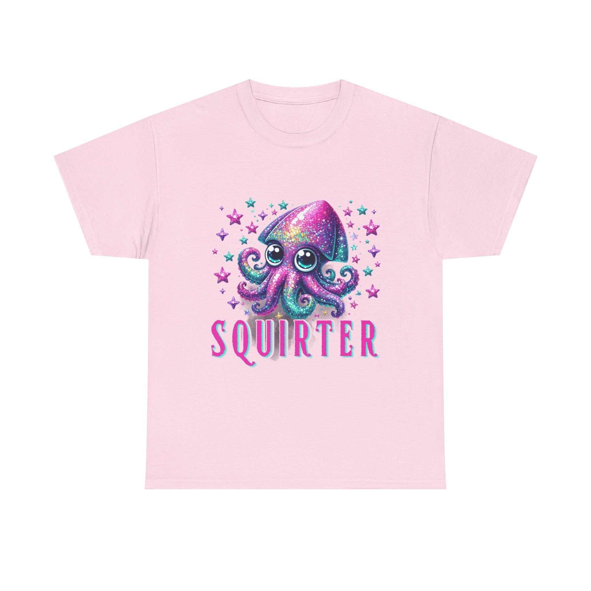 Squirter Fun Squid T-Shirt with playful squid design on soft cotton fabric
