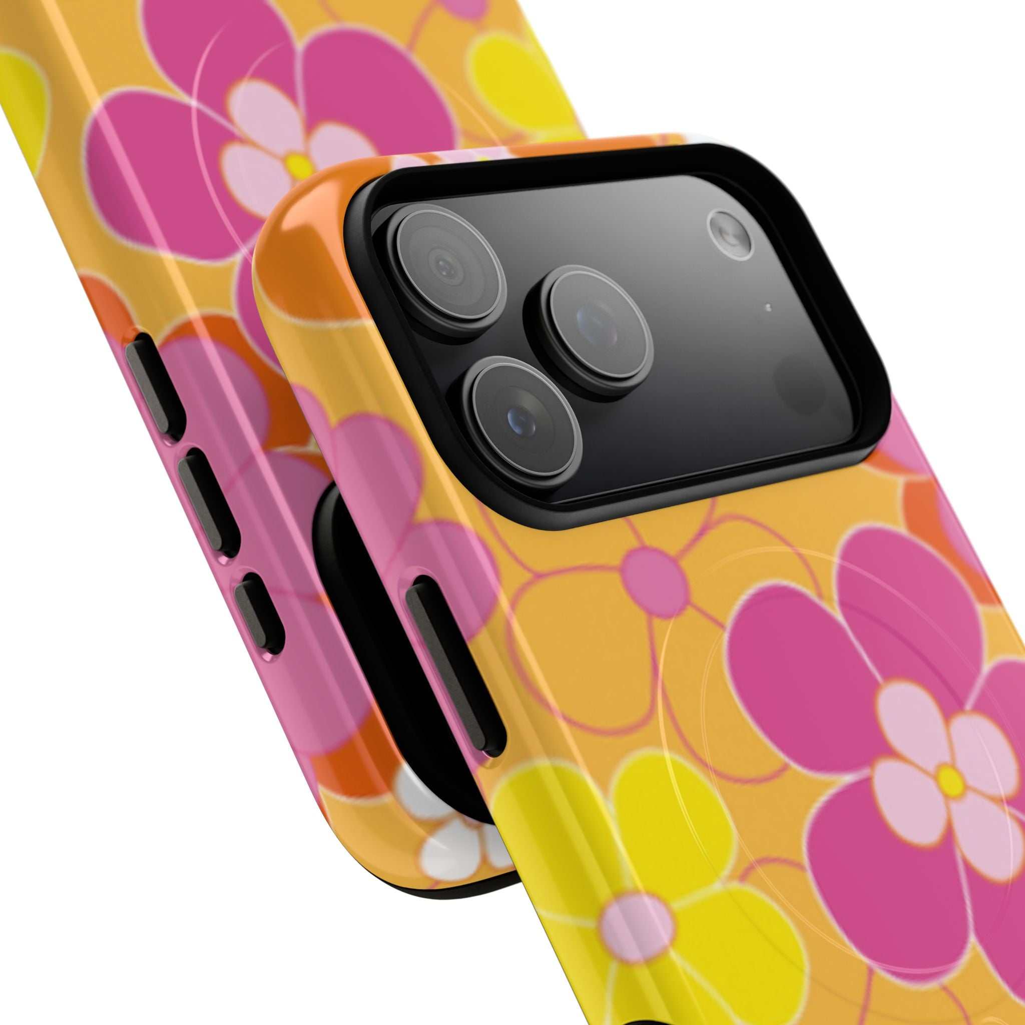 Retro Floral iPhone Magsafe Phone Case