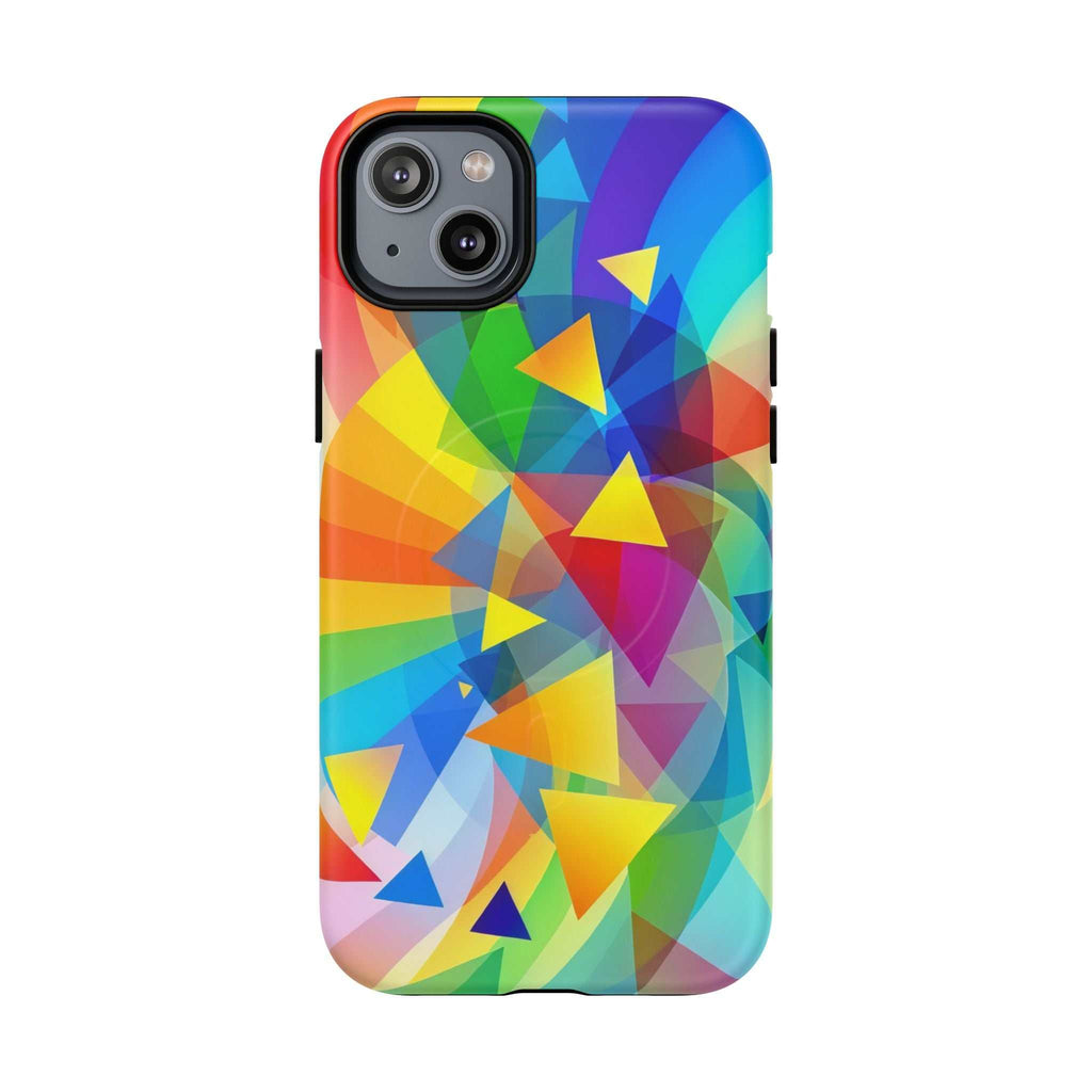Geometric Pride Design iPhone Magsafe Phone Case