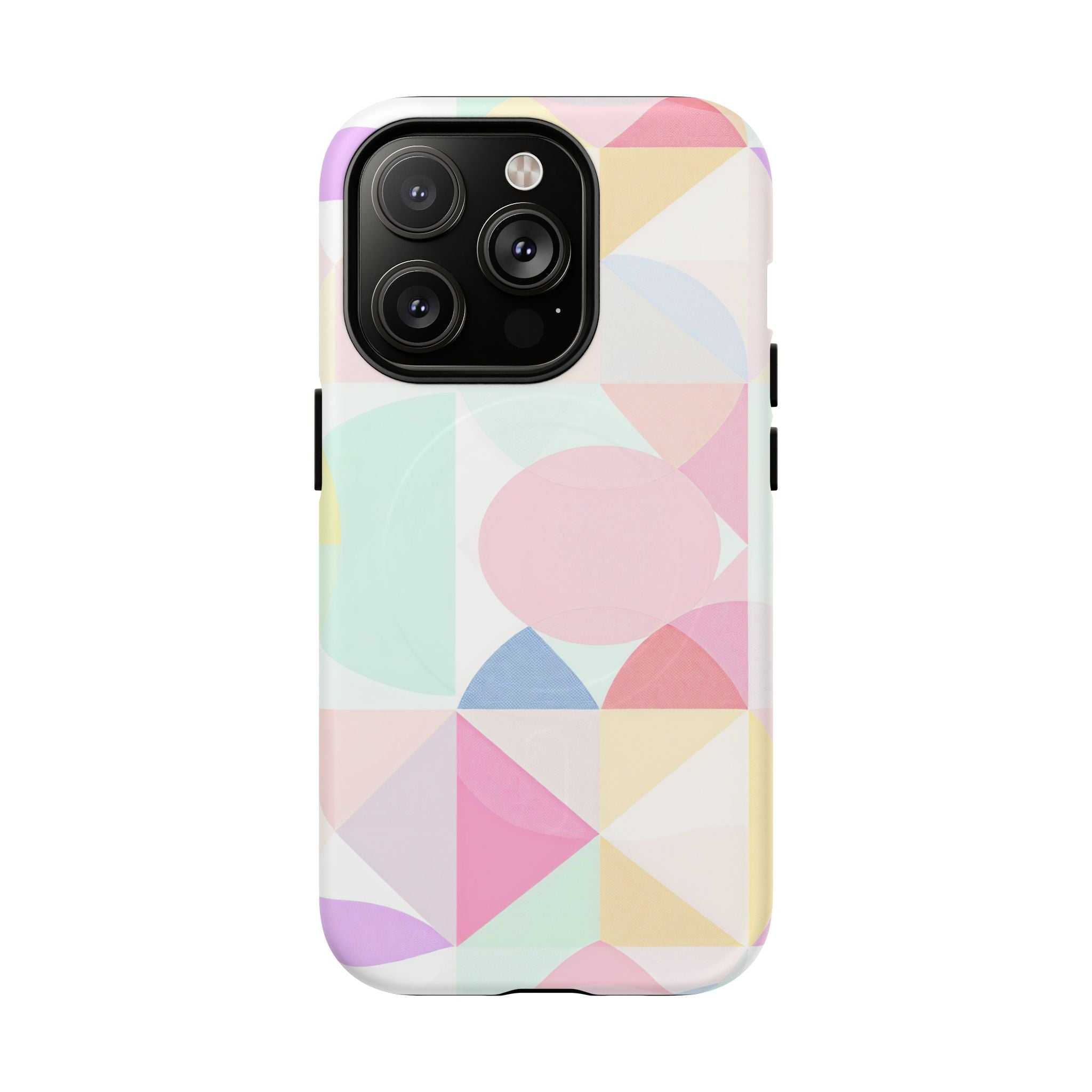 Pastel Geo Print iPhone Magsafe Phone Case
