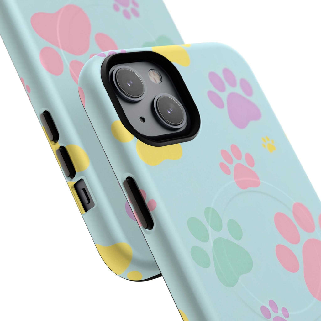 Pastel Doggy Paw iPhone Magsafe Phone Case