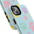 Pastel Doggy Paw iPhone Magsafe Phone Case