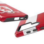 Middlesbrough Magnetic Samsung Case with red club colors and protective dual-layer design