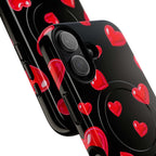 Black Hearts iPhone Magsafe Phone Case