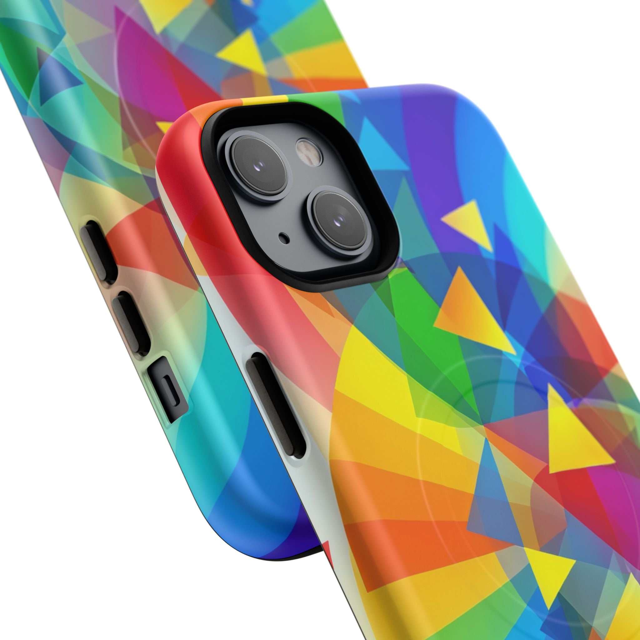 Geometric Pride Design iPhone Magsafe Phone Case