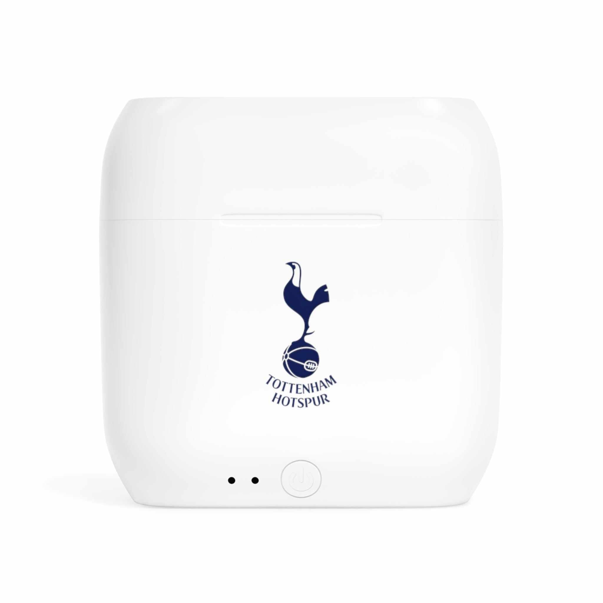 Tottenham Fc wireless earbuds charging case with fan-inspired club crest design