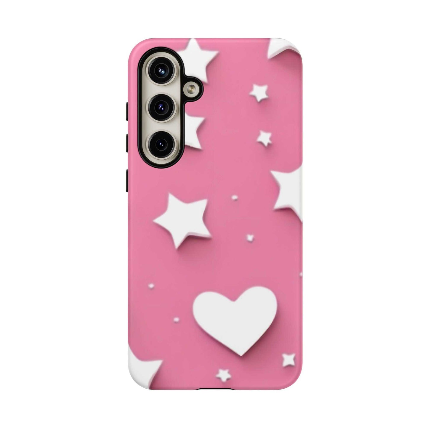 Hearts & Stars Samsung Phone Case Designed By Littlebitz 