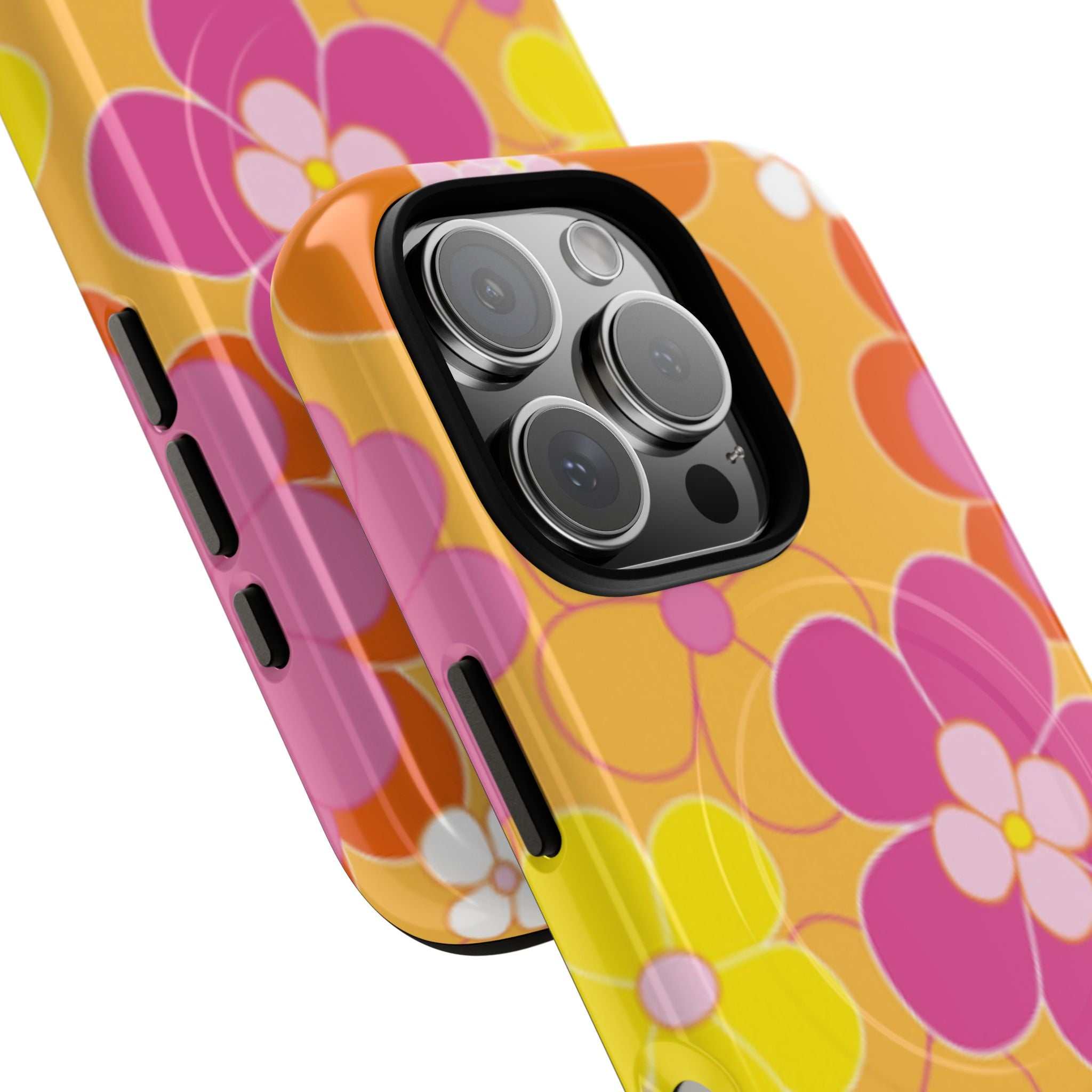 Retro Floral iPhone Magsafe Phone Case