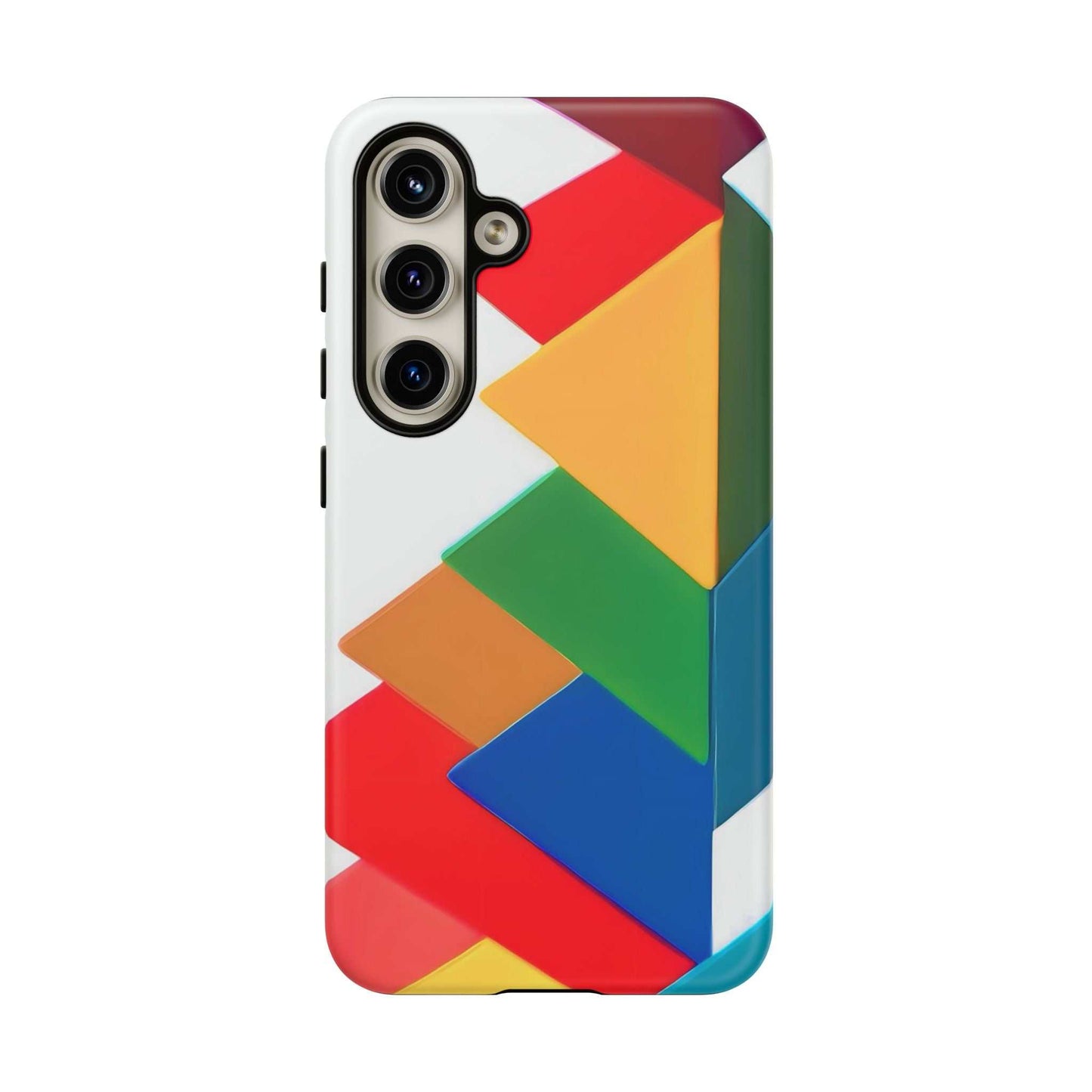 Colourful Print Samsung Phone Case Designed By Littlebitz 