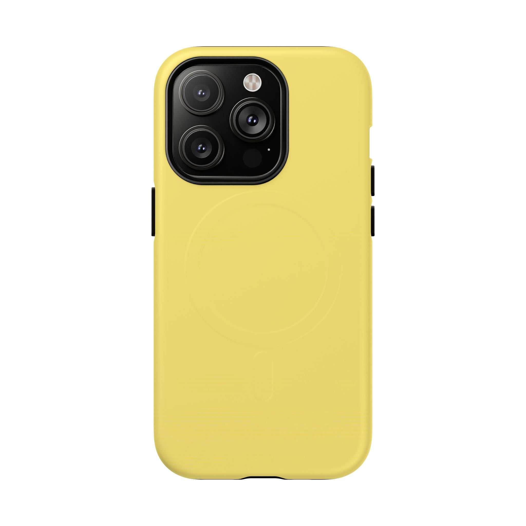 Lemon Yellow iPhone Magsafe Phone Case