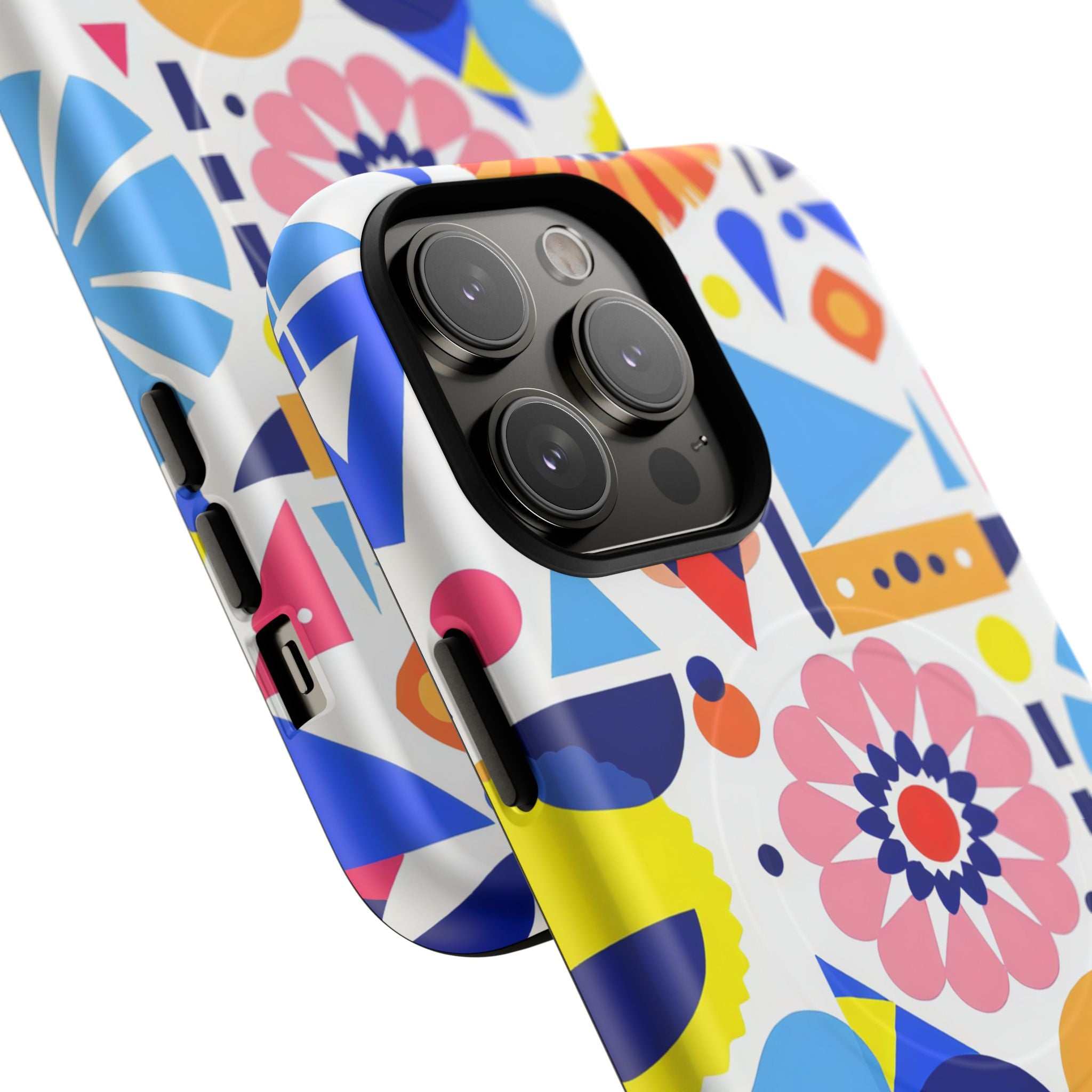 Bright Geo Print iPhone Magsafe Phone Case