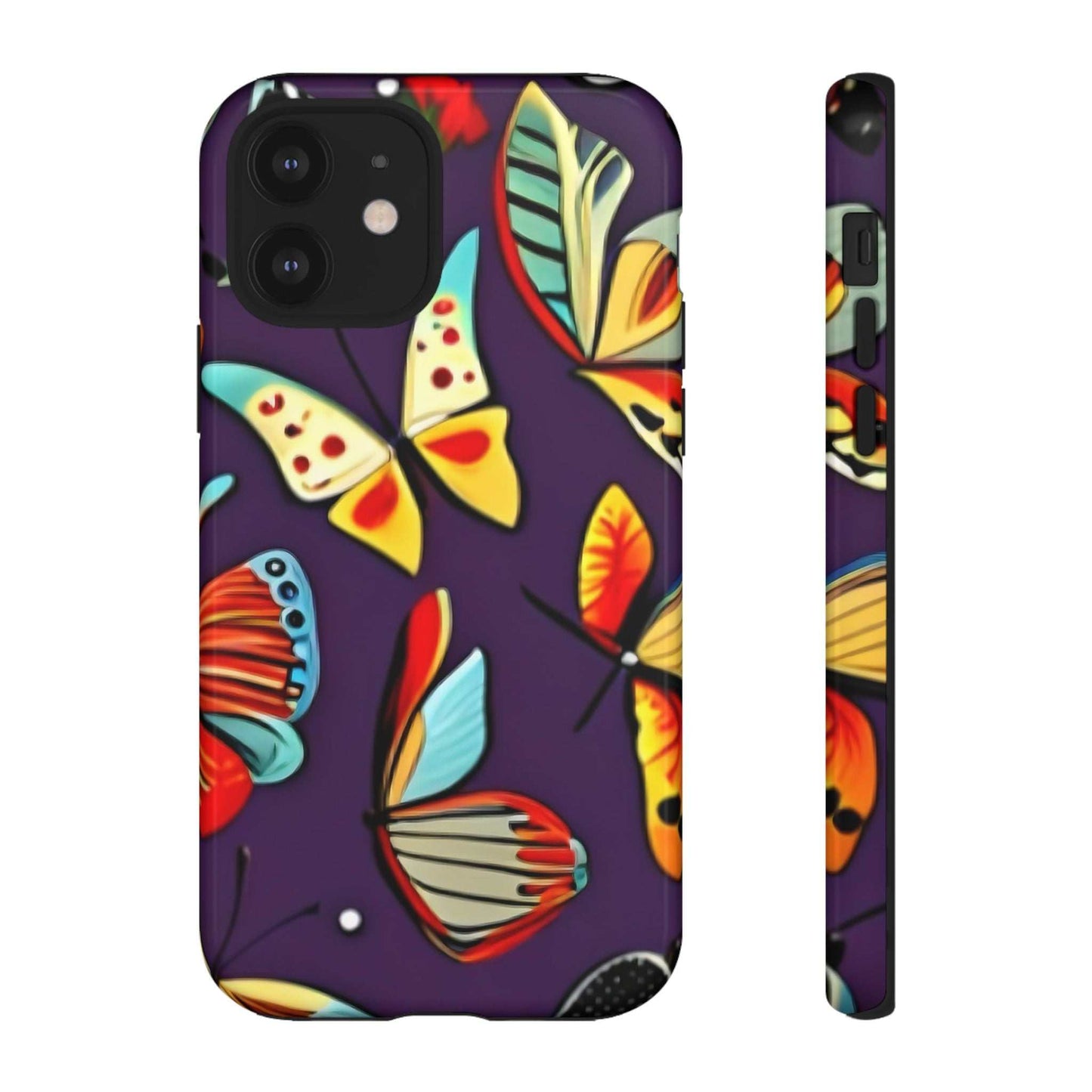 Bright Vibrant Butterfly Phone Case Designed By Littlebitz 