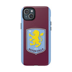 Aston Villa Magsafe iPhone Case with club crest in claret and blue, dual-layer protection and MagSafe compatibility