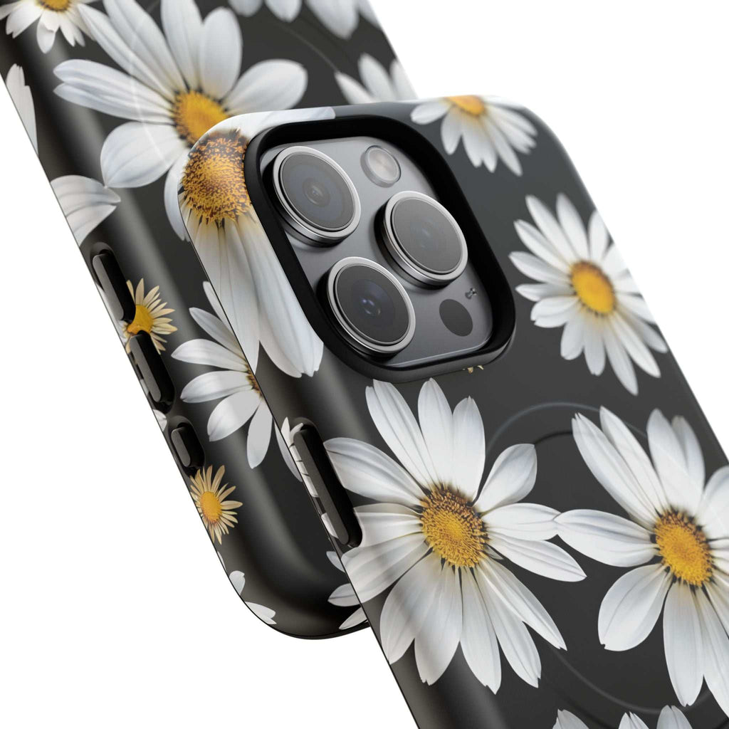 Black Daises iPhone Magsafe Phone Case