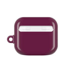 Burnley FC AirPods protective case in claret with glossy finish and shock-resistant design