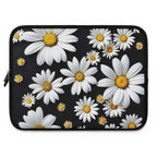 Black Daisy Laptop Sleeve
