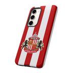 Sunderland FC Magnetic Samsung phone case with red and white colors and protective dual-layer design