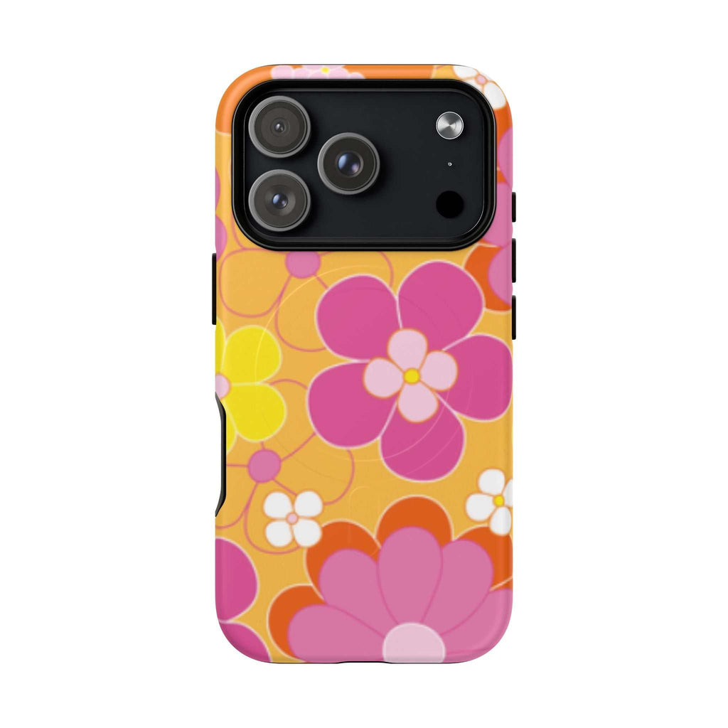 Retro Floral iPhone Magsafe Phone Case