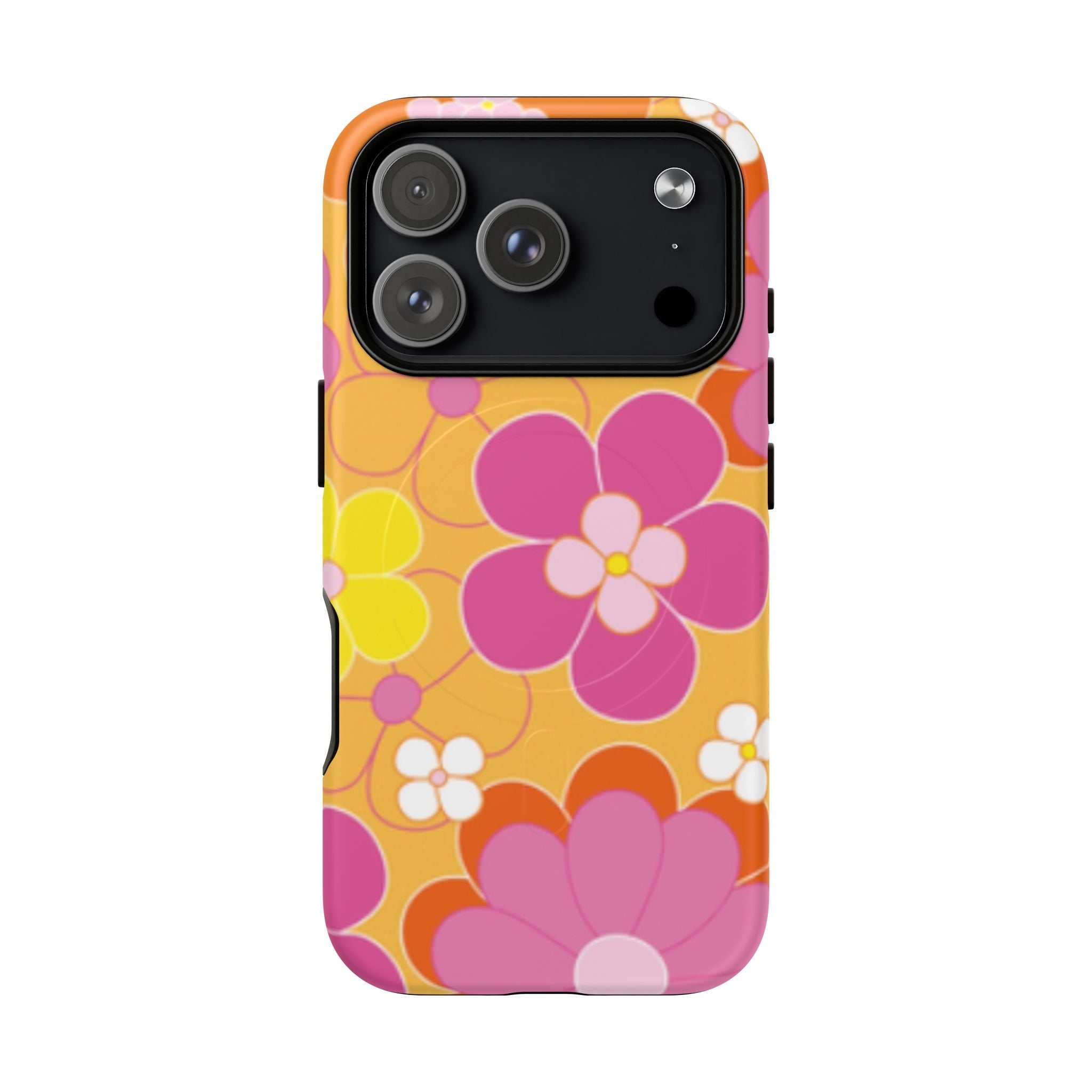 Retro Floral iPhone Magsafe Phone Case