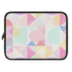 Pastel Geometric Print Laptop Sleeve