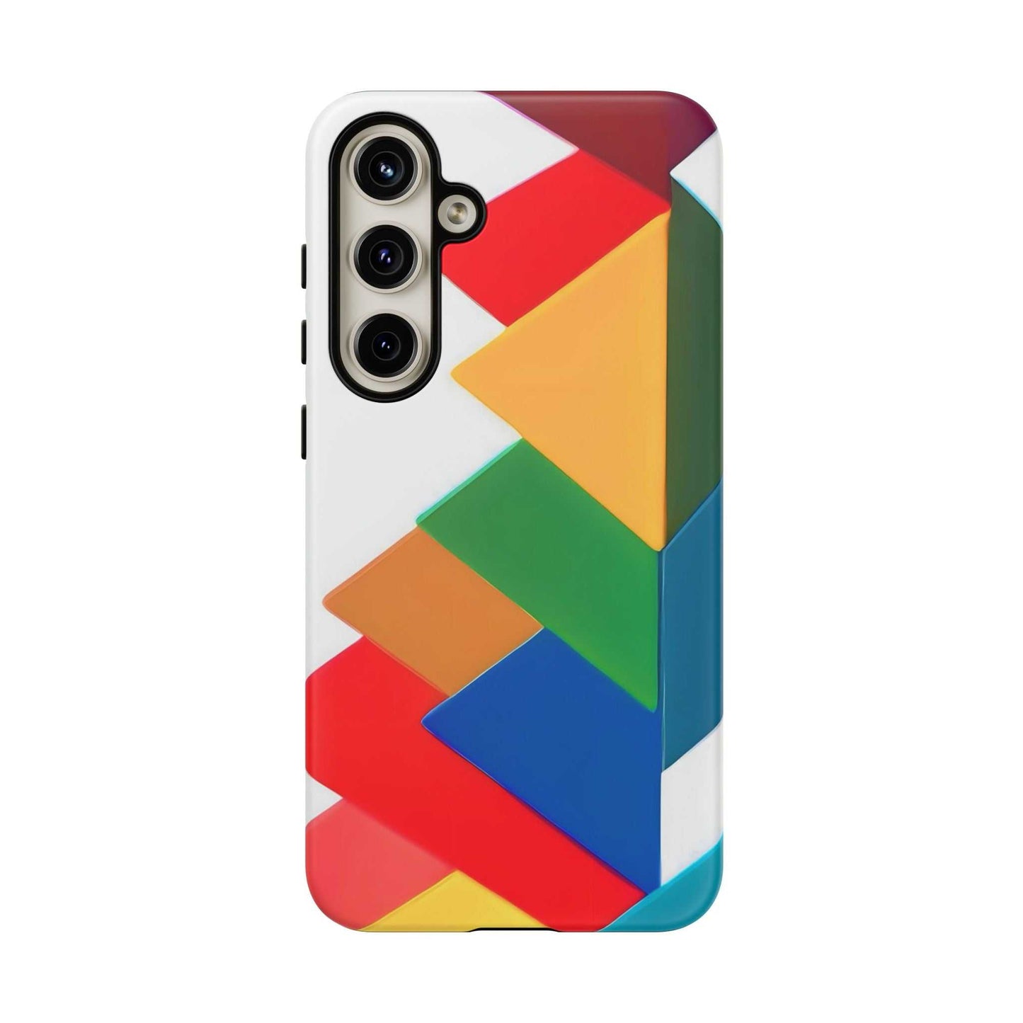 Colourful Print Samsung Phone Case Designed By Littlebitz 