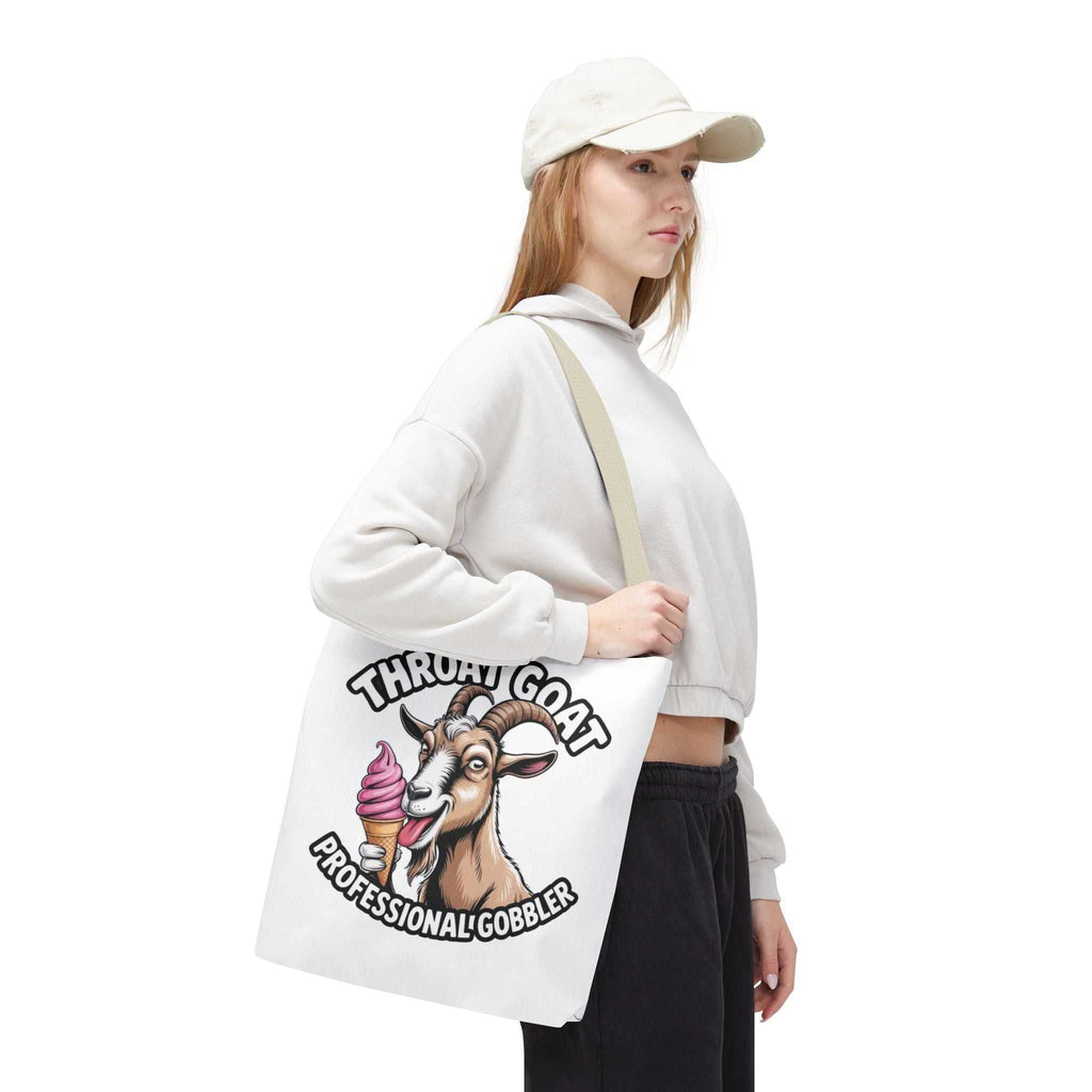 Professional Gobbler Funny Tote Bag with cheeky design and durable spun polyester for everyday use