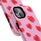 Pink Hearts iPhone Magsafe Phone Case
