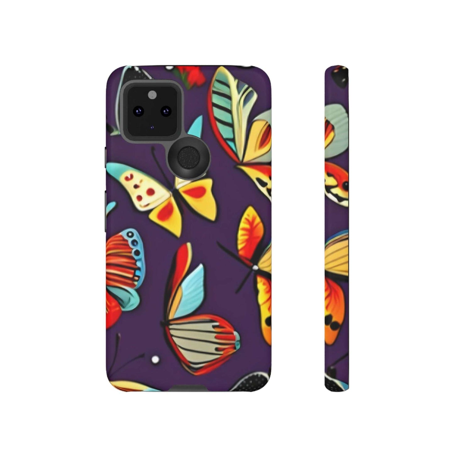 Bright Vibrant Butterfly Google Pixel Phone Case designed by littlebitz