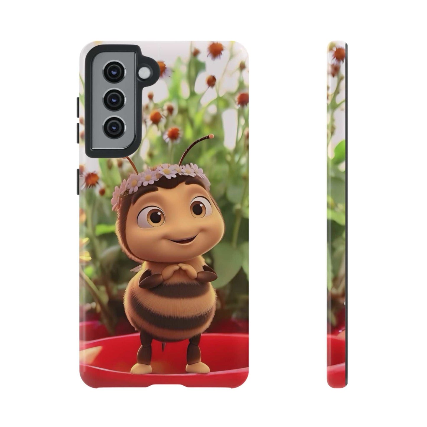 Cute BumbleBee Samsung Phone Case Designed By Littlebitz 