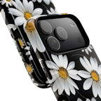 Black Daises iPhone Magsafe Phone Case