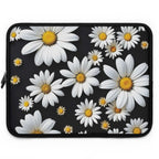 Black Daisy Laptop Sleeve