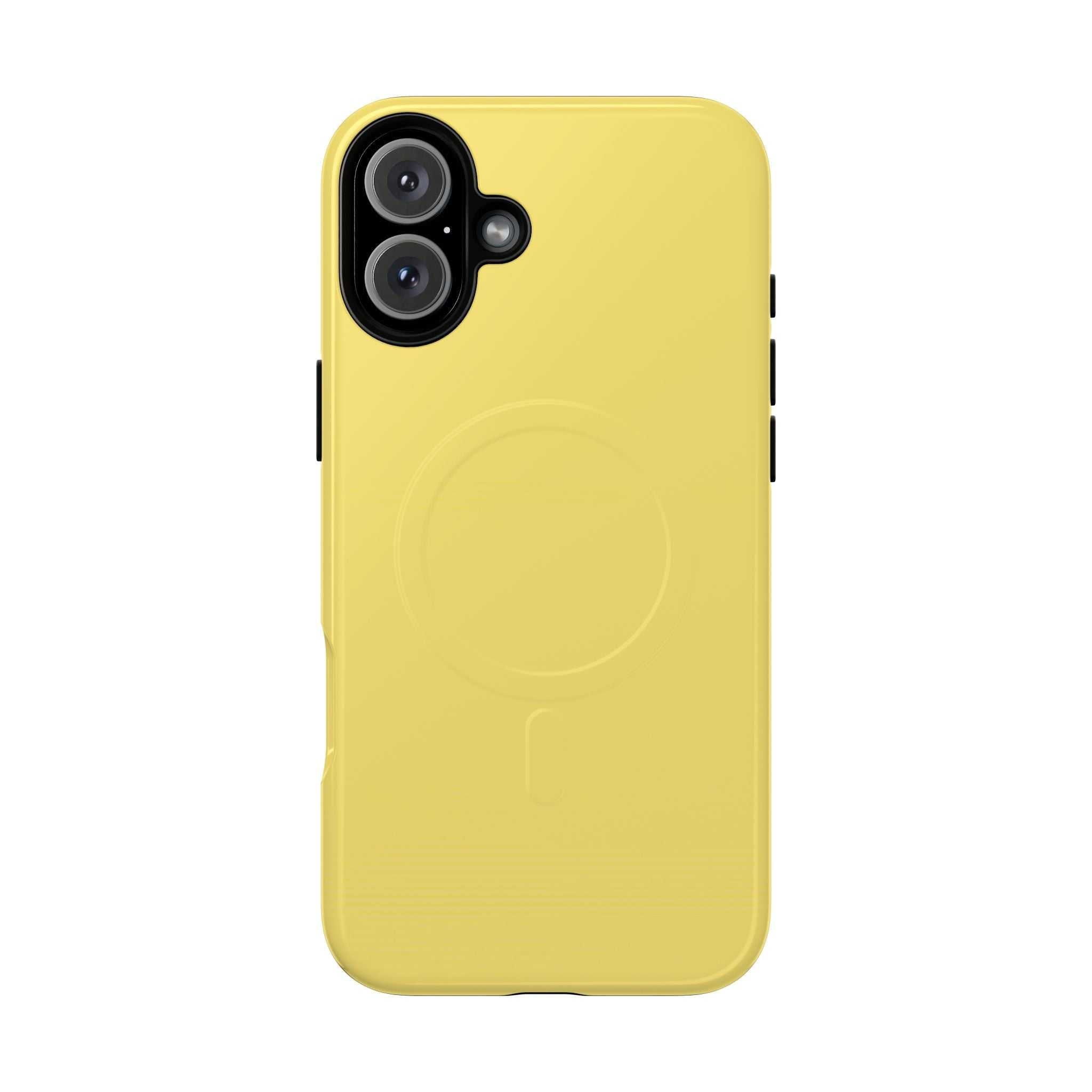 Lemon Yellow iPhone Magsafe Phone Case