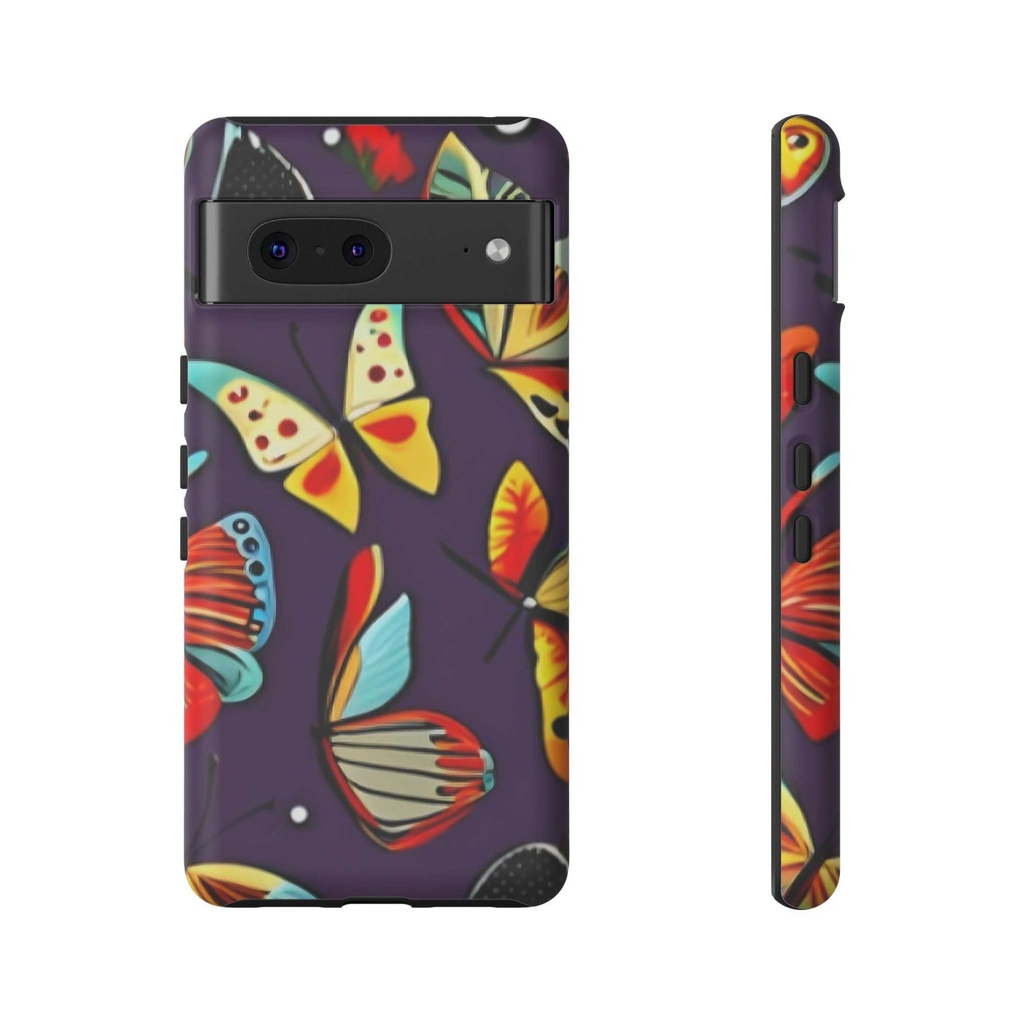 Bright Vibrant Butterfly Google Pixel Phone Case designed by littlebitz